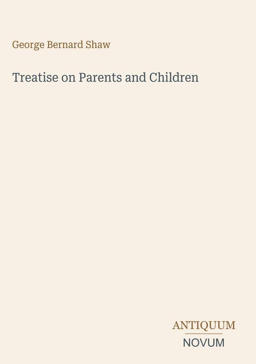 Produktbild: Treatise on Parents and Children