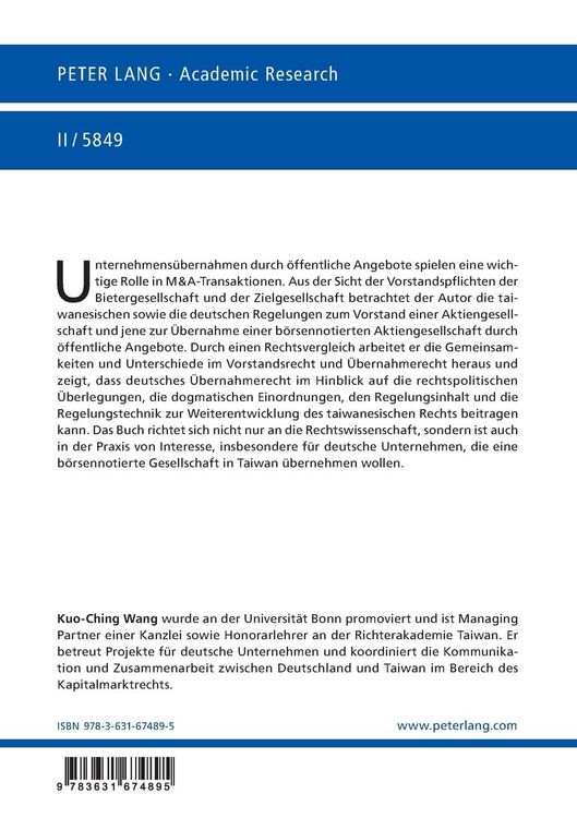 Produktbild: Unternehmens&uuml;bernahmen nach taiwanesischem und deutschem Recht