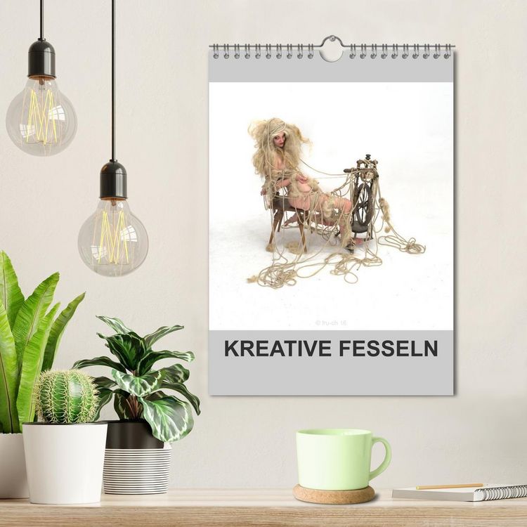 Produktbild: KREATIVE FESSELN (Wandkalender 2026 DIN A4 hoch), CALVENDO Monatskalender