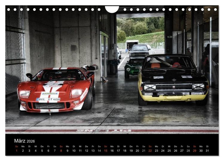 Produktbild: Raceday (Wandkalender 2026 DIN A4 quer), CALVENDO Monatskalender