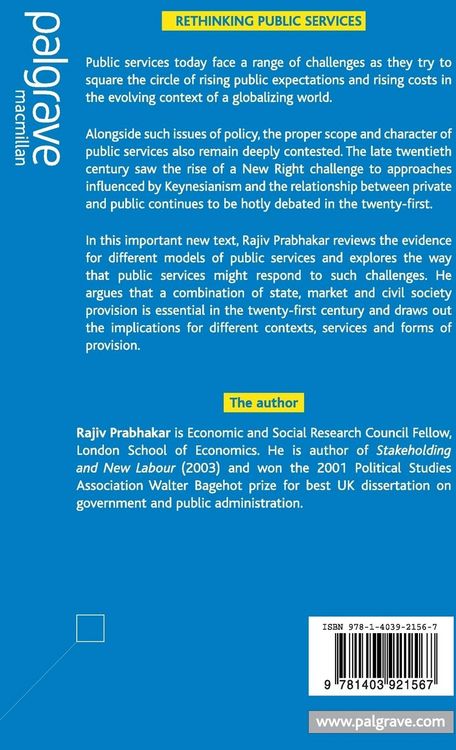 Produktbild: Rethinking Public Services