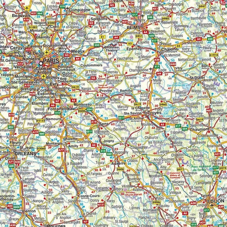 Produktbild: Freytag & berndt Stra&szlig;enkarte Westeuropa 1:2 Mio.