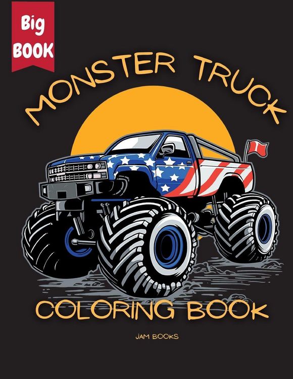 Produktbild: Monster Truck Mania Coloring Book for Kids