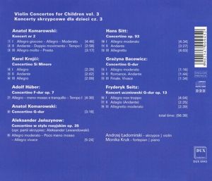 Produktbild: Violinkonzerte f&uuml;r Kinder Vol.3