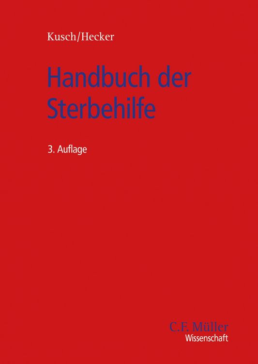 Produktbild: Handbuch der Sterbehilfe