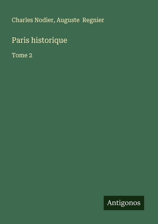 Produktbild: Paris historique