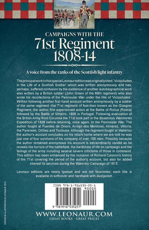 Produktbild: Campaigns with the 71st Regiment
