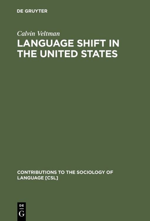 Produktbild: Language Shift in the United States