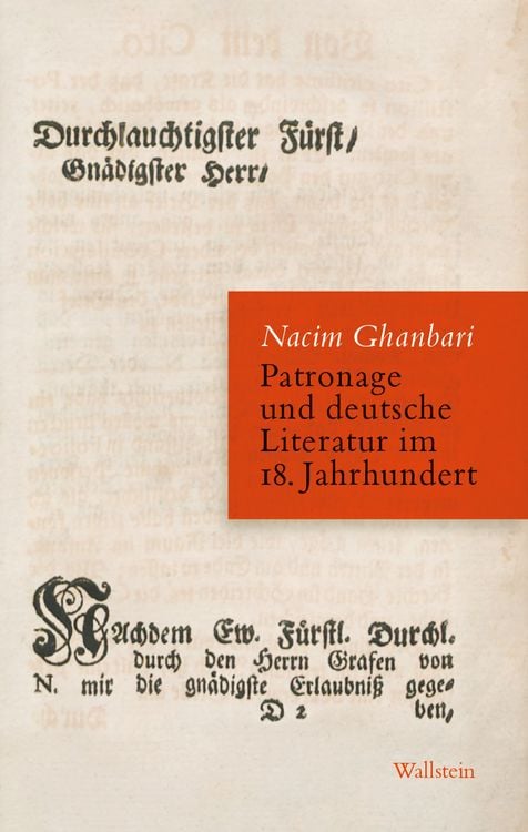 Produktbild: Patronage und deutsche Literatur im 18. Jahrhundert