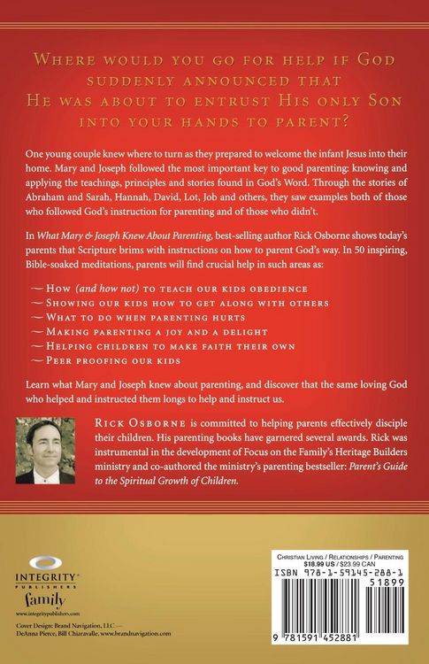 Produktbild: A What Mary and Joseph Knew about Parenting