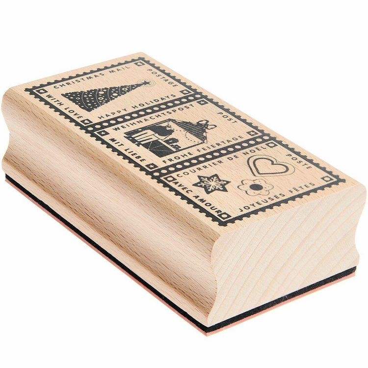 Produktbild: Dreifach-Stempel Weihnachtspost