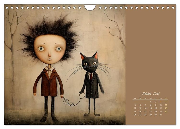 Produktbild: Die Katze - mein Freund (Wandkalender 2026 DIN A4 quer), CALVENDO Monatskalender