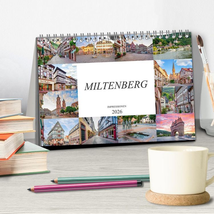 Produktbild: Miltenberg Impressionen (Tischkalender 2026 DIN A5 quer), CALVENDO Monatskalender