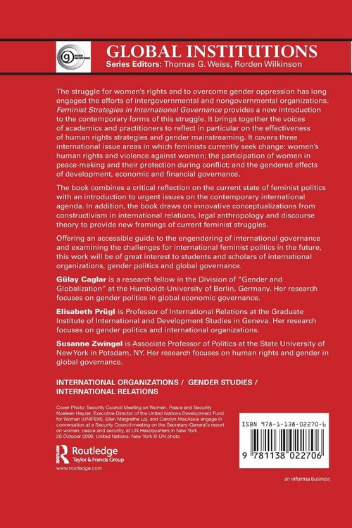 Produktbild: Feminist Strategies in International Governance