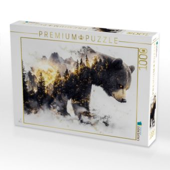 Produktbild: CALVENDO Puzzle B&auml;r | 1000 Teile Lege-Gr&ouml;&szlig;e 64x48cm Foto-Puzzle f&uuml;r gl&uuml;ckliche Stunden