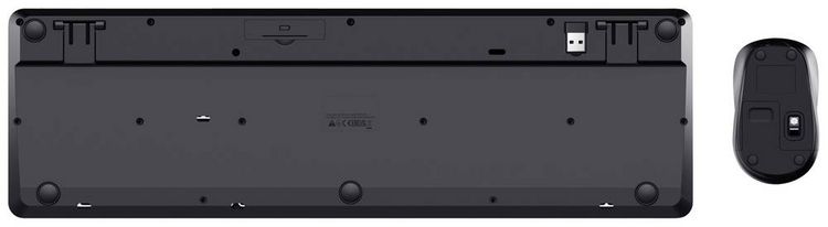 Produktbild: Trust ODY II Bluetooth&reg; Tastatur, Maus-Set mit numerischer Tastatur Deutsch, QWERTZ Schwarz