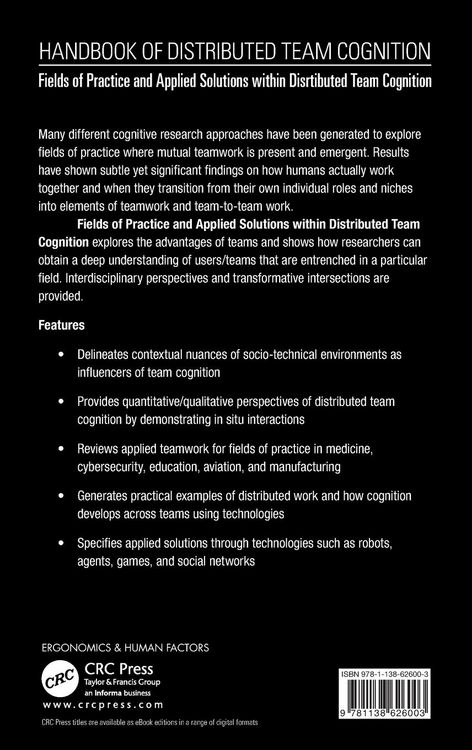 Produktbild: Fields of Practice and Applied Solutions within Distributed Team Cognition