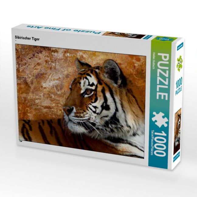 Produktbild: CALVENDO Puzzle Sibirischer Tiger | 1000 Teile Lege-Gr&ouml;&szlig;e 64x48cm Foto-Puzzle f&uuml;r gl&uuml;ckliche Stunden