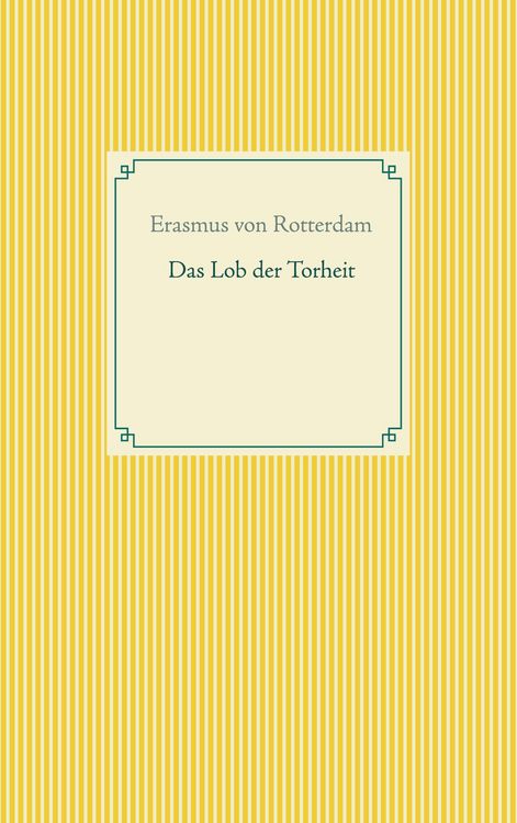 Produktbild: Das Lob der Torheit