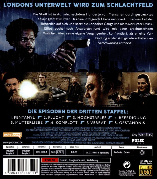 Produktbild: Gangs of London - Staffel 3 [2 BRs]