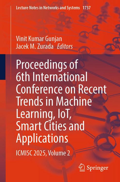 Produktbild: Proceedings of 6th International Conference on Recent Trends in Machine Learning, IoT, Smart Cities and Applications