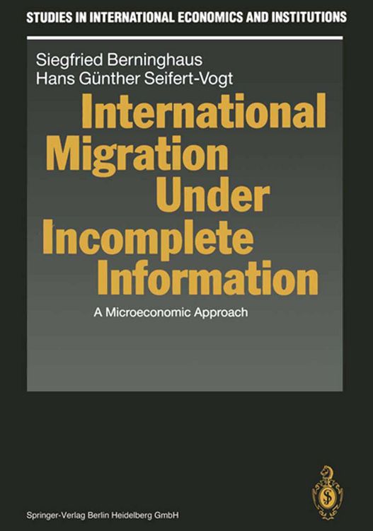 Produktbild: International Migration Under Incomplete Information