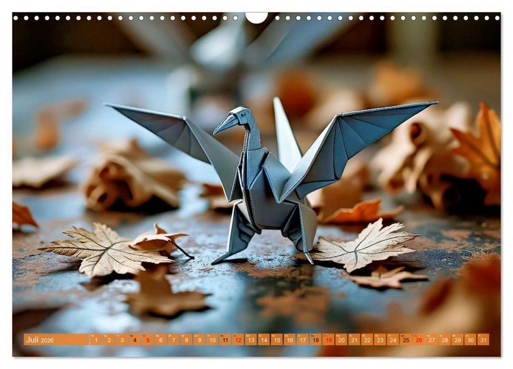 Produktbild: Origami-Formen (Wandkalender 2026 DIN A3 quer), CALVENDO Monatskalender