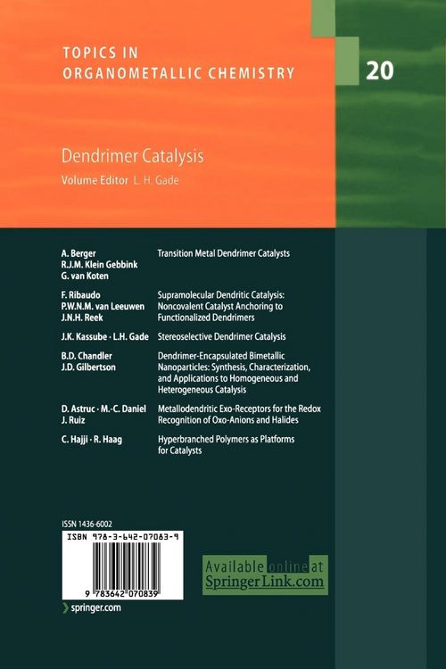 Produktbild: Dendrimer Catalysis
