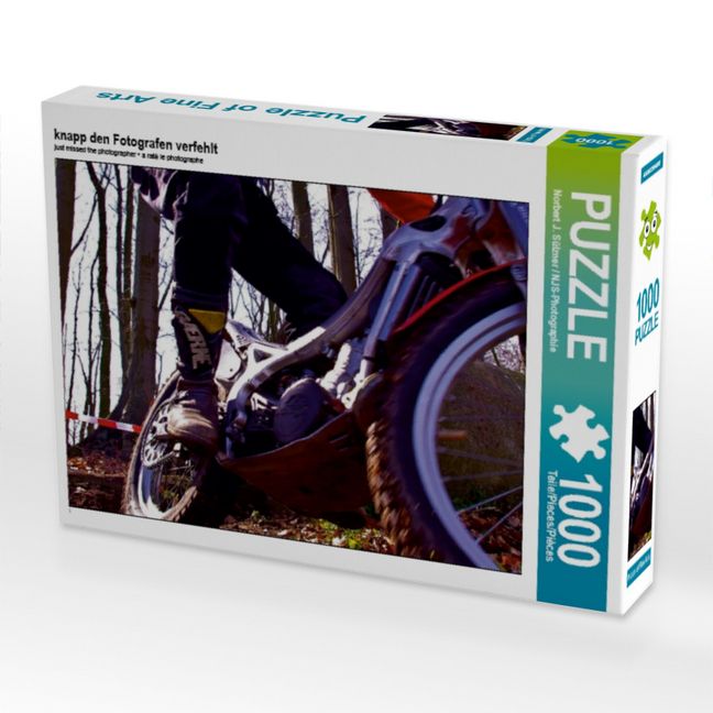 Produktbild: CALVENDO Puzzle knapp den Fotografen verfehlt | 1000 Teile Lege-Gr&ouml;&szlig;e 64x48cm Foto-Puzzle f&uuml;r gl&uuml;ckliche Stunden