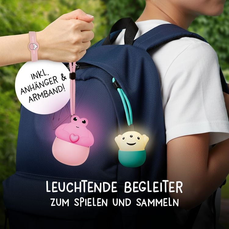 Produktbild: Eggys Mystery Lights Serie 2 Monster Akku Nachtlicht Blindbox mit Anh&auml;nger