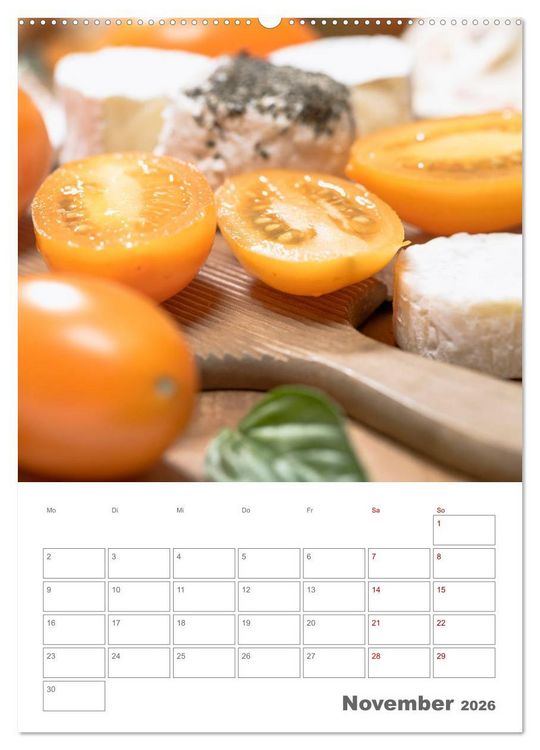 Produktbild: Historische Tomaten - Ein K&uuml;chen Terminplaner (Wandkalender 2026 DIN A2 hoch), CALVENDO Monatskalender