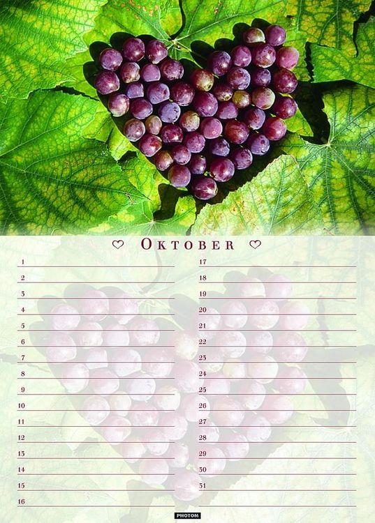 Produktbild: Herzlichst Geburtstagskalender
