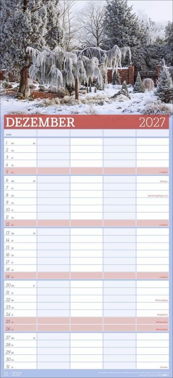 Produktbild: Garten Familienplaner 2027