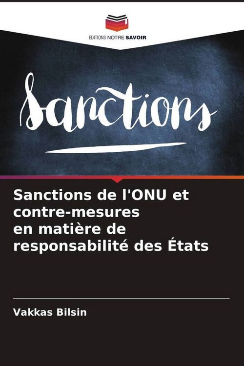 Produktbild: Sanctions de l'ONU et contre-mesures en mati&egrave;re de responsabilit&eacute; des &Eacute;tats