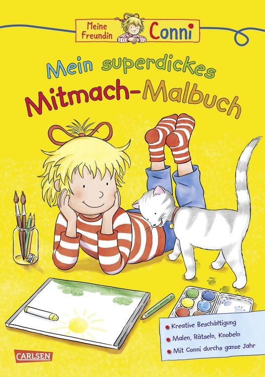 Produktbild: Conni Gelbe Reihe (Besch&auml;ftigungsbuch): Mein superdickes Mitmach-Malbuch