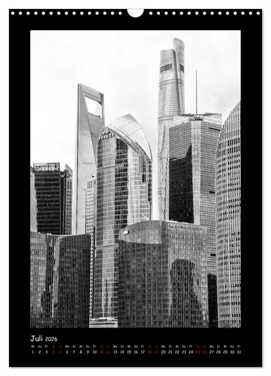Produktbild: Shanghai zwischen Tradition und Business (Wandkalender 2026 DIN A3 hoch), CALVENDO Monatskalender