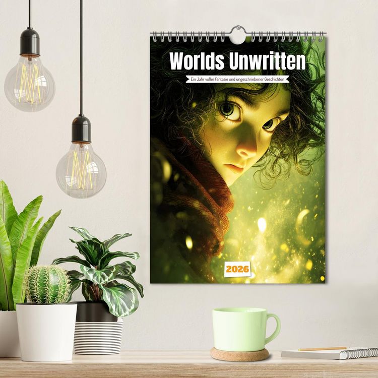 Produktbild: Worlds Unwritten (Wandkalender 2026 DIN A4 hoch), CALVENDO Monatskalender