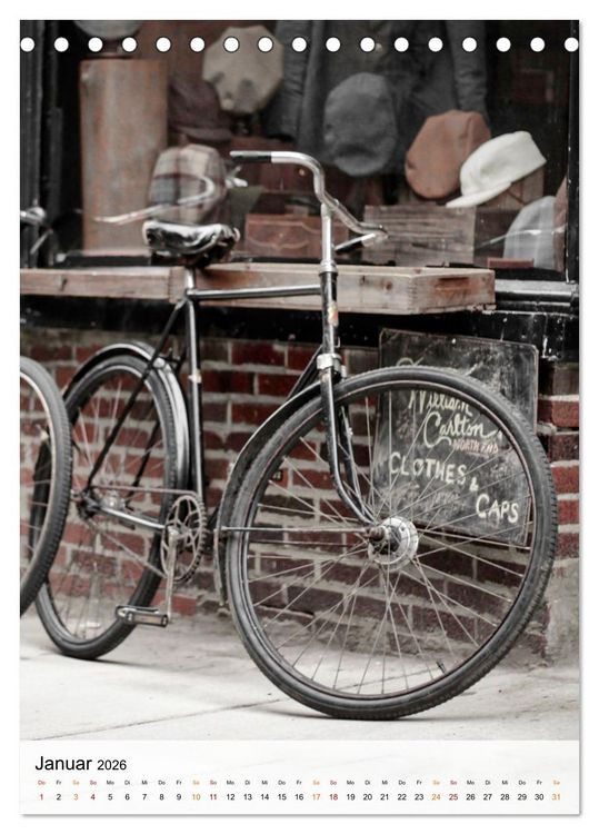 Produktbild: Fahrrad Alltag (Tischkalender 2026 DIN A5 hoch), CALVENDO Monatskalender