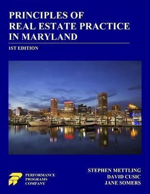 Produktbild: Principles of Real Estate Practice in Maryland