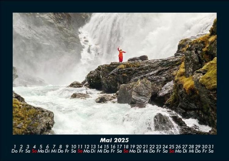 Produktbild: Wasserf&auml;lle 2025 Fotokalender DIN A5