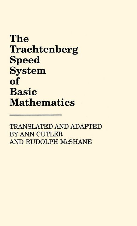 Produktbild: The Trachtenberg Speed System of Basic Mathematics