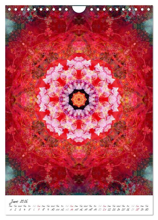 Produktbild: MANDALA COMPOSITIONS (Wall Calendar 2026 DIN A4 portrait), CALVENDO 12 Month Wall Calendar
