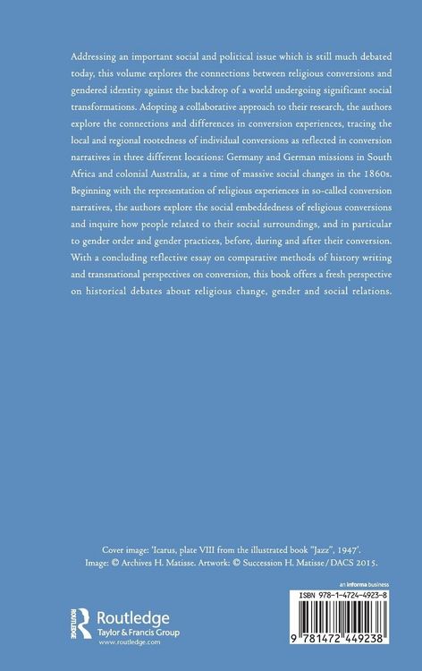 Produktbild: Gender and Conversion Narratives in the Nineteenth Century