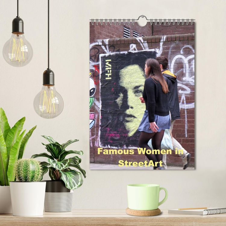 Produktbild: Famous Women in StreetArt (Wandkalender 2026 DIN A4 hoch), CALVENDO Monatskalender