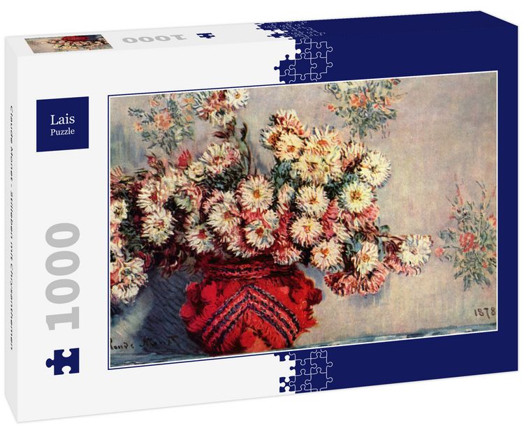 Produktbild: Lais Puzzle Claude Monet - Stilleben mit Chrysanthemen 1000 Teile
