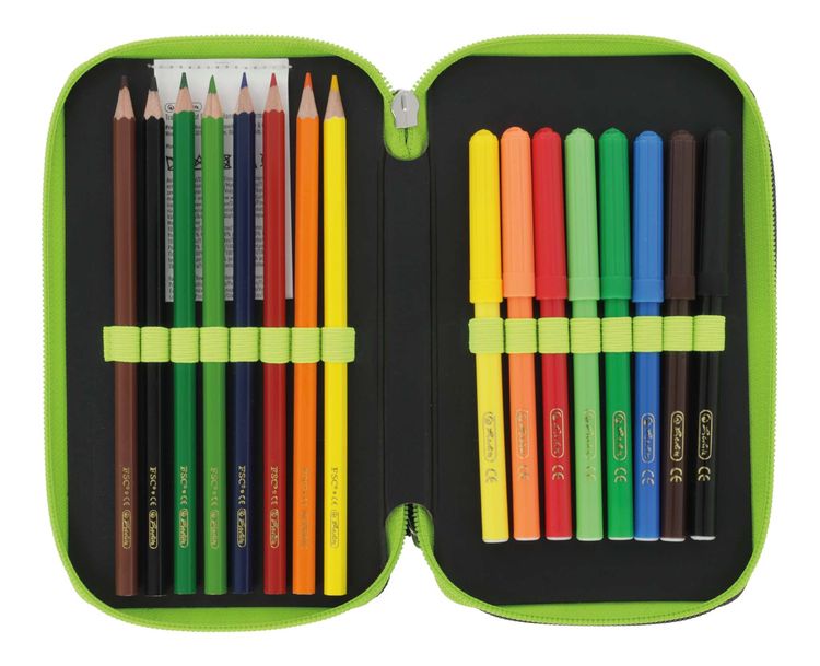 Produktbild: Herlitz Doppeletui 23 teilig Wild Life