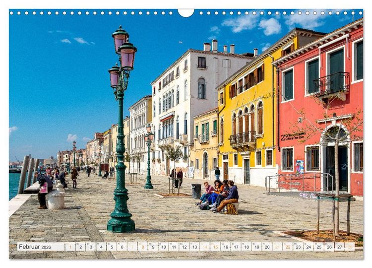 Produktbild: ItalienReise Venedig Chioggia Comacchio (Wandkalender 2026 DIN A3 quer), CALVENDO Monatskalender