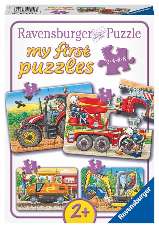 Produktbild: Puzzle Ravensburger Bei der Arbeit 2-8 Teile