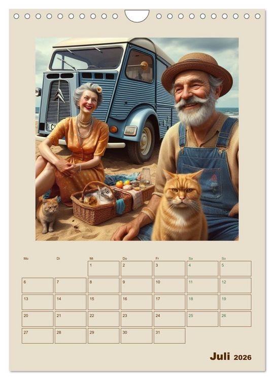 Produktbild: Campingromantik das Leben ist ein Abenteuer (Wandkalender 2026 DIN A4 hoch), CALVENDO Monatskalender