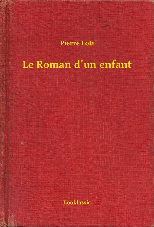 Produktbild: Le Roman d'un enfant
